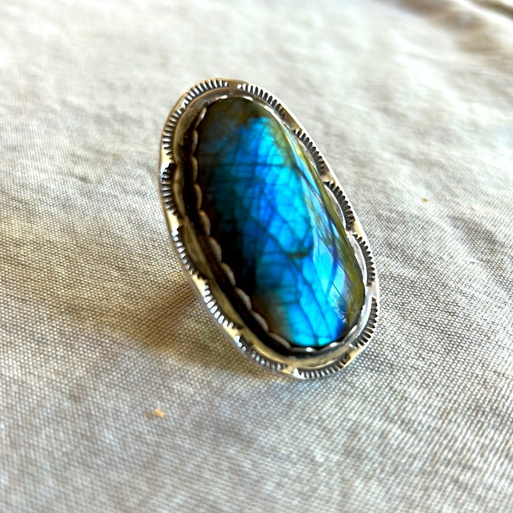 Large Moonstone Ring - image 2